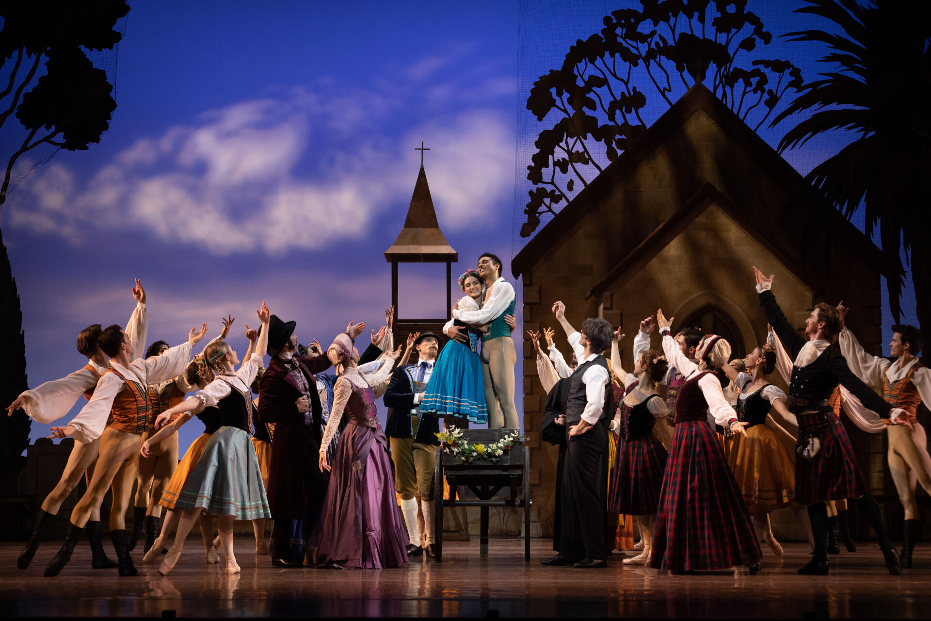 Queensland Ballet performing Coppélia. Photography by David Kelly.