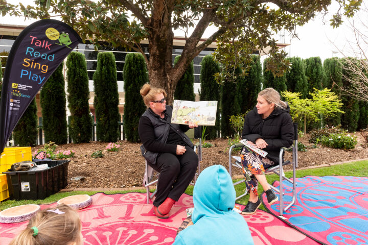 Storytime Under the Magnolia