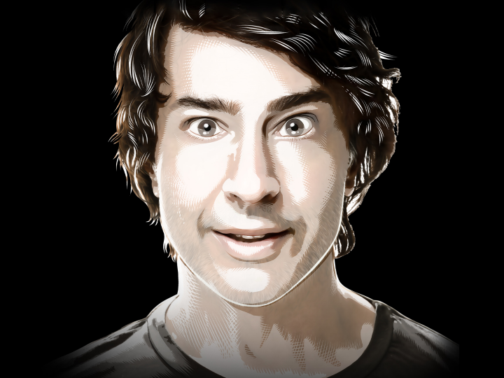 Illustration of Arj Barker